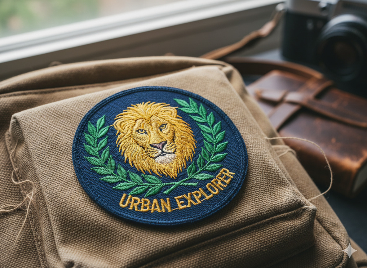 Custom embroidered patch